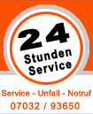 Service-Unfall-Notruf: 07032-93650