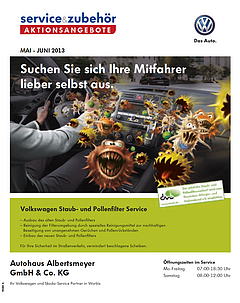 VW-Zubeh�r-Prospekt Mai/Juni 2013