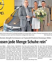 Topmodel-gewinnt Corsa