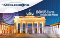 Die BONUSKarte von Meklenborg - Mehr Leistung. Mehr Vorteile. Mehr Komfort.