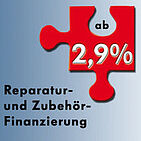 Ab sofort: Reparatur- und Zubeh&ouml;rfinanzierung bereits ab 2,9% effektivem Jahreszins