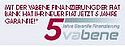 5 Jahre va bene Garantie