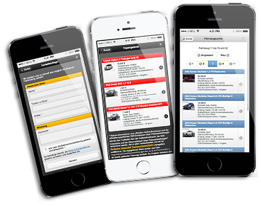 Ihr Autohaus f&uuml;r unterwegs: Webseite 2 Go!