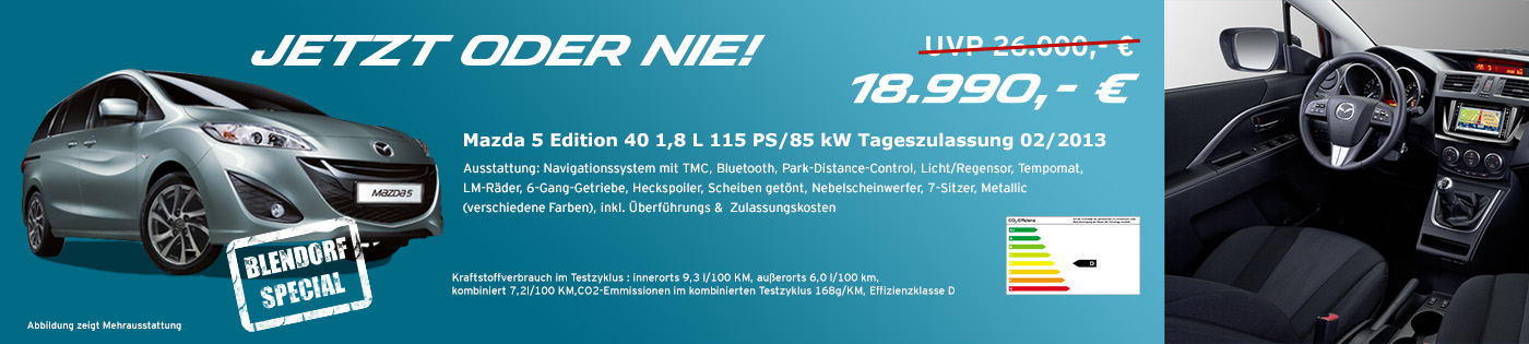 Mazda 5 TZ 18.990,- �