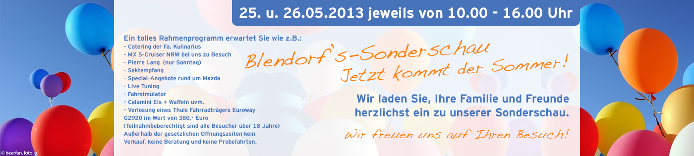 Blendorf Sonderschau am 25. u. 26.05.2013
