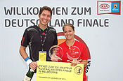 Tennis-Team aus Karlsruhe gewinnt Kia Mixed Cup 2013 und qualifiziert sich für Amateur-WM in Melbourne