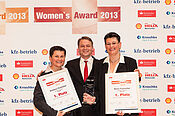 Women’s Award 2013: Chefinnen des Kia-Autohauses Putzlacher sind die Automobilhändlerinnen des Jahres