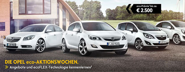 Die Opel eco-Aktionswochen