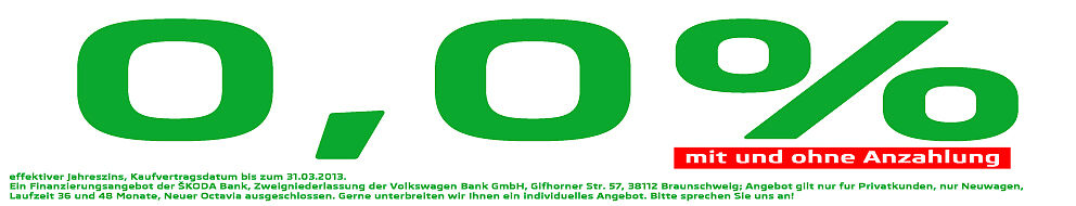 0,0% Finanzierung