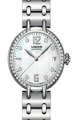 UNION-Glash�tte- SIRONA- Brillant- Neuheit- Automatik-Damen-Uhren