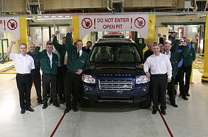 Sondermodell Freelander XE befl�gelt Verkaufserfolg: 200 000 Land Rover Freelander 2 produziert