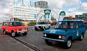 Range Rover Modelljubil�um wird bei der �Hamburg-Berlin Klassik-Rallye� gefeiert