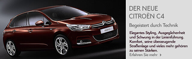 Der neue Citroen C4 - Begeistert durch Technik Der neue Citroen C4 - Begeistert durch Technik