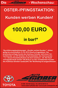 Kunden-werben-Kunden Oster-/Pfingstaktion